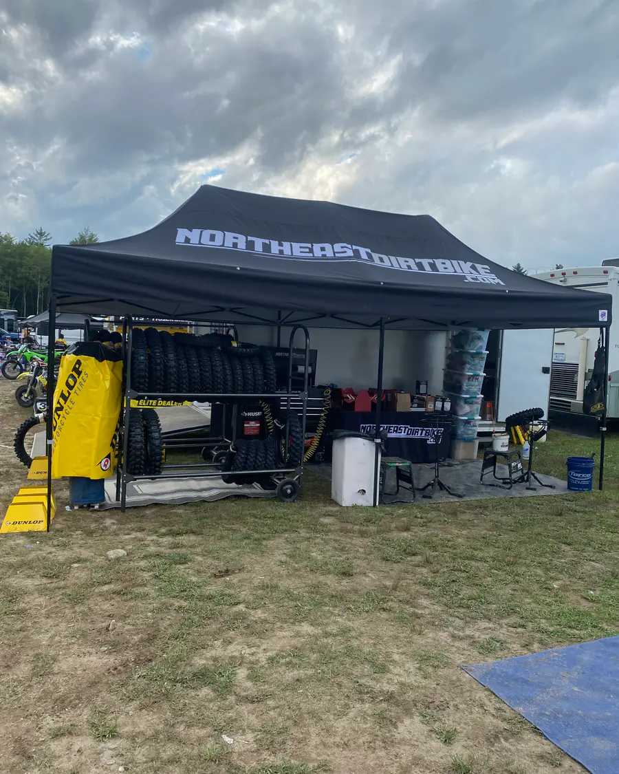 Northeast Dirtbike race support tent